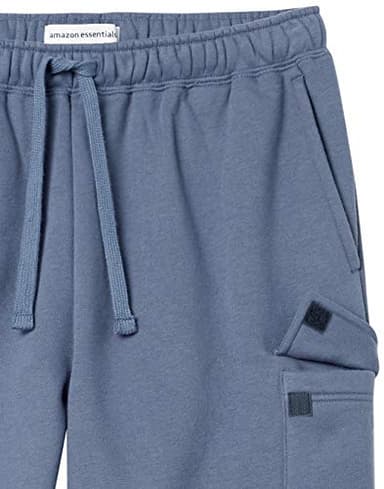 Amazon Essentials Men's Cargo Fleece Sweatpant with Open Hem, Indigo, Medium - Image 8