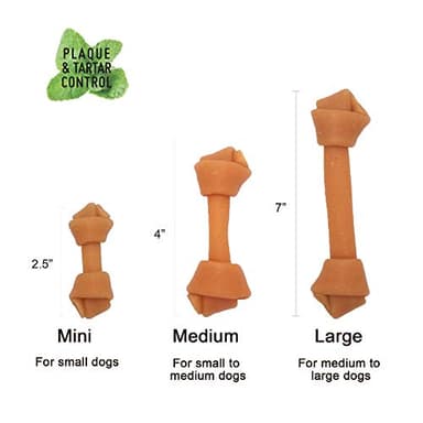 LuvChew Premium Peanut Butter Dog Chew Bones, Rawhide Free, Gluten Free, Made with Limited Ingredients, Delicious, Healthy, Highly Digestible (Mini 18pcs/Pack) - Image 3