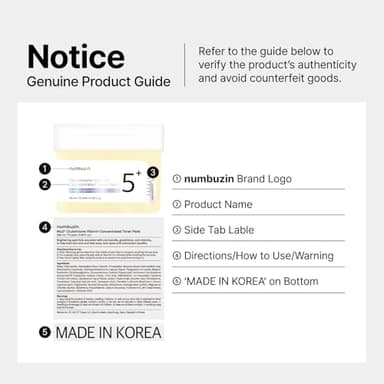 numbuzin No.5 Toner Pads | Vitamin-Niacinamide Concentrated Pad | Double-Sided | Glutathione, Niacinamide, PHA & LHA | Exfoliation, Hyperpigmentation Care | 70 Pads/180 ml - Image 2
