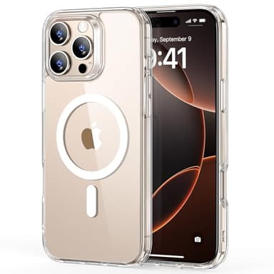 ESR for iPhone 16 Pro Case Clear, Compatible with MagSafe, Magnetic Slim Phone Case for iPhone 16 Pro, Camera Protection, Shockproof Thin Cover, Resists Yellowing and Scratches, Clear - Image 1