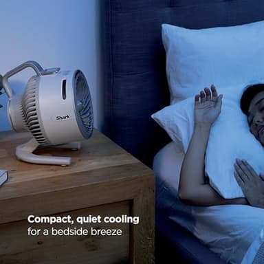 Shark FlexBreeze HydroGo Fan + Car Charger — Ultra-powerful portable fan that mists indoors & outdoors. 5 speeds, 2 bonus modes, & evaporative misting, Grey, FA052QDG - Image 8