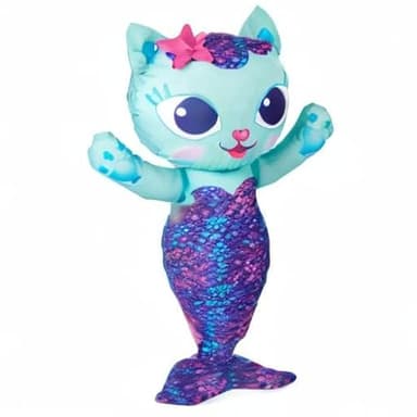 SwimWays Gabby’s Dollhouse Mercat Swim Huggable, Gabby’s Dollhouse Toys, Bath Toys & Beach Toys, Floating Water Stuffed Animal for Kids Aged 1 & Up - Image 6