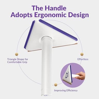 DELOMO Pet Hair Removal Tool：3 in 1 Cat and Dog Hair Remover - Carpet Rake for Multi-Surface - Reusable Pet Hair Remover for Couch, Furniture,Clothes,Car Mats,Pet Bed - Image 7