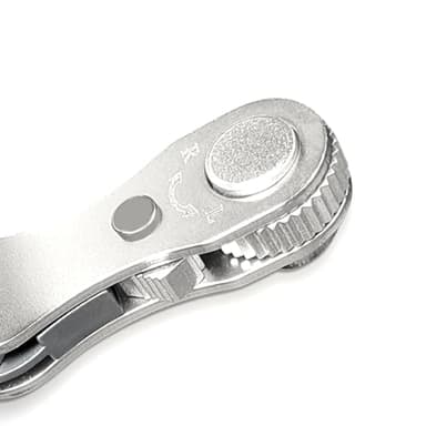 “jiaozimifan 5-Piece Mini Ratchet Wrench Set, 1/4-Inch Drive, High-Torque Offset Reversible Screwdriver with Phillips, Slotted, Hex, and Torx Bits for Tight Spaces (5) - Image 7