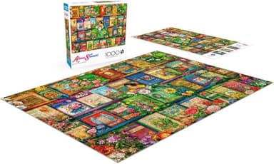 Buffalo Games - Aimee Stewart - Vintage Summer Books - 1000 Piece Jigsaw Puzzle for Adults -Challenging Puzzle Perfect for Game Nights - Finished Size is 26.75 x 19.75 - Image 4