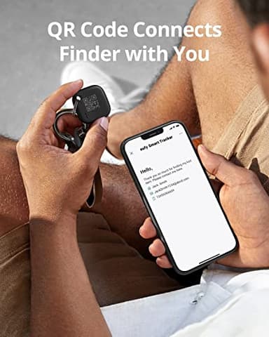 eufy Security by Anker SmartTrack Link (Black, 2-Pack), Android not Supported, Works with Apple Find My (iOS only), Key Finder, Bluetooth Tracker for Earbuds and Luggage, Phone Finder, Water Resistant - Image 7