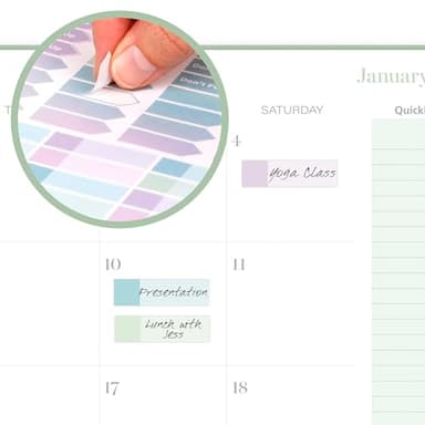 Cambridge 2025 Planner, Weekly & Monthly, 8-1/2" x 11", Large, Ombre (1731-905-25) - Image 6