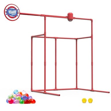 GoSports Backyard Water Toy Game for Kids & Adults - Splash Tower Burst Water Balloon Dunk Tank - Image 1