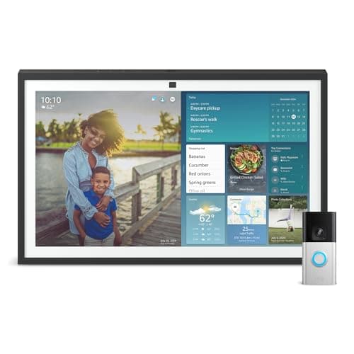 Echo Show 21 (newest model) with Ring Battery Doorbell Pro (newest model) - Image 1