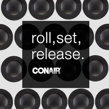 Conair Hot Rollers for Long, Medium & Short Hair, 12 Jumbo 1 ½" Heated Hair Rollers with Clips, Hot Curlers for Women, Volume & Curls, Amazon Exclusive, Black - Image 7