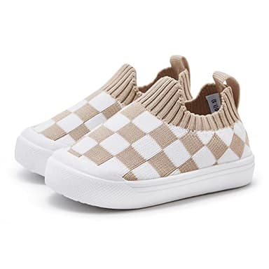 Baby Walking Shoes First Boy Girl Walker Infant Sock Tennis Mesh Sneakers Breathable 6 9 12 18 24 Months Camel Size 12-18 Months Infant - Image 2