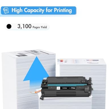 26A Toner Cartridge for HP Printer CF226A M426fdw Compatible for HP 26A Black Laserjet Toner Cartridge 26X CF226X M402n MFP M426fdw M402dn M402 M402dw M402dne M426fdn M426 M426dw Printer Ink 2 Pack - Image 3