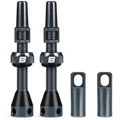 BWSHLF Tubeless Presta Valve Stem 40/44/55/60/65/80/100 mm, Super Light Alloy Presta Valve Stem Kit with Valve Core Remover Tool and Valve Stem Caps - Multiple Color and Size Options(Pair) - Image 1