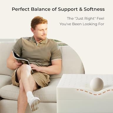 CHITA Oversized Modular Sectional Sofa, FSC Certified L Shaped Sectional Couches for Living Room, 112 inch Width,4 Seat Modular Sofa with Storage Ottoman, Linen - Image 3