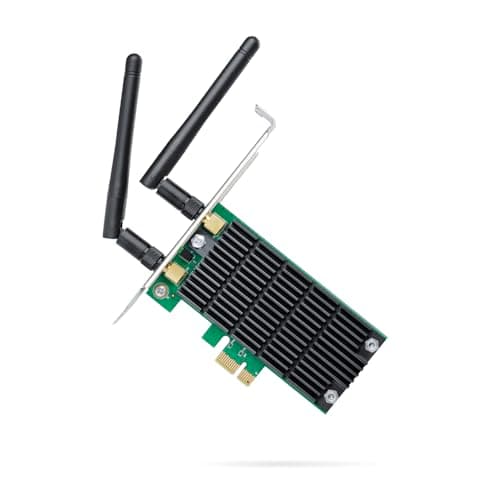 TP-Link AC1200 PCIe WiFi Card(Archer T4E)- 2.4G/5G Dual Band Wireless PCI Express Adapter, Low Profile, Long Range Beamforming, Heat Sink Technology, Supports Windows 11/10/8.1/8/7/XP - Image 1