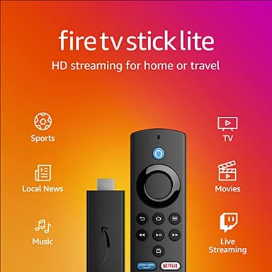 Like-New Fire TV Stick Lite, free and live TV, Alexa Voice Remote Lite, smart home controls, HD streaming - Image 7