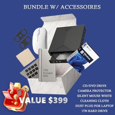 HP Touchscreen Laptop for Business and Students • 15.6" FHD IPS Disaplay • Intel 10-Core i7-1355U • Wi-Fi 6 • AI Noise Removal • Copilot • HD Webcam • w/Accessories • Win 11 Pro • (32 GB RAM, 1TB SSD) - Image 2