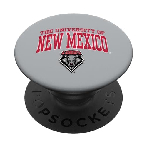 New Mexico Lobos | Official NCAA Merch | NCAFNMU02 PopSockets Adhesive PopGrip - Image 1