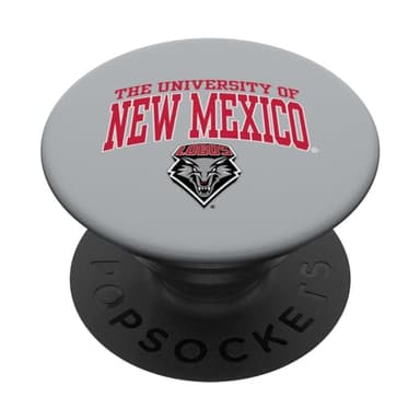 New Mexico Lobos | Official NCAA Merch | NCAFNMU02 PopSockets Adhesive PopGrip - Image 1