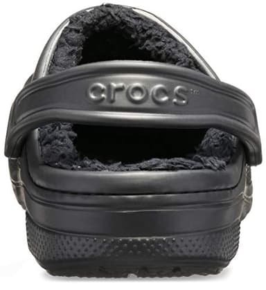 Crocs Unisex-Adult Ralen Lined Clogs | Fuzzy Slippers, Black/Black, 8 Women 6 Men - Image 2