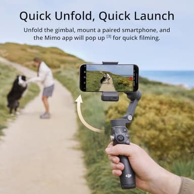 DJI Osmo Mobile 7P Gimbal Stabilizer for iPhone, Android, Native Tracking, Lighting, 3-Axis Phone Gimbal, Quick Launch, One-Tap Edit, Built-in Extension Rod & Tripod, 10hrs Use, Phone Charging - Image 4
