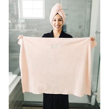 ROLSHOL 2 Packs Large Microfiber Hair Towels for Women, Super Absorbent & Quick Dry Hair Towel Wrap for Curly Hair Long & Short Hair- Anti-Frizz Hair Turbans for Wet Hair - 27.5''*39.4'' - Image 2