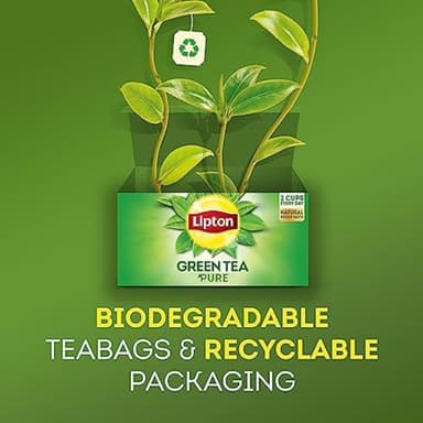 Lipton Decaf Green Tea Bags, Unsweetened Iced or Hot Tea Bags, 240 Total Tea Bags (40ct - Pack of 6) - Image 9