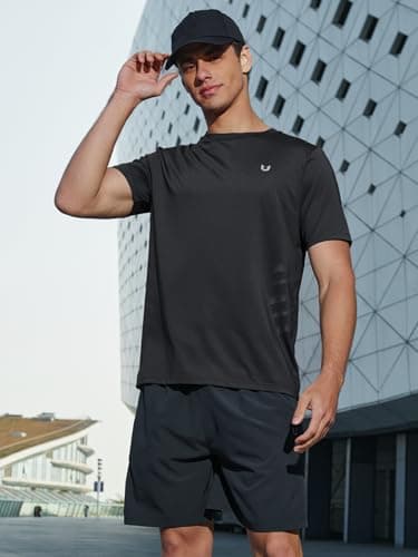 NORTHYARD Breathable 2.0™ Men's Athletic Workout Shirts Moisture Wicking Short Sleeve T-Shirt for Training Running BLACK-2XL - Image 6