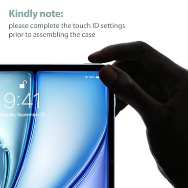 ProCase Smart Case for iPad Air 11-inch M3 M2 2025 2024/10.9 Air 5th 4th Generation 2022 2020, Protective Cover for Air 5 4 -Navy - Image 8