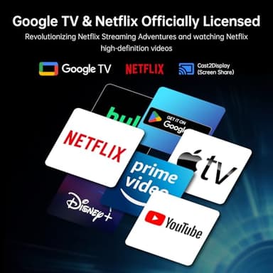 KTC 32 Inch 4K Smart Monitor with Google TV System UHD 3440x2560P Hey Google Voice Remote Netflix Licensed Dolby Audio HDR KVM Technology WiFi Bluetooth 65W PD Type C Fast Charger VESA Support - Image 4