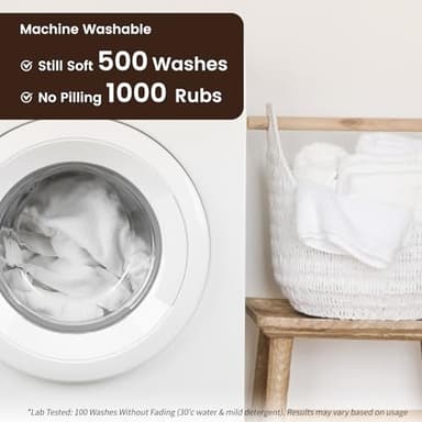 SEMAXE 100% Cotton Washcloths 12-Pack, 13 × 13 Inch Soft Luxury Face Towels – Super Absorbent & Quick-Dry, Premium Cloth with Hanging Loop, Oeko-TEX Certified, Gift-Ready Box - Image 8