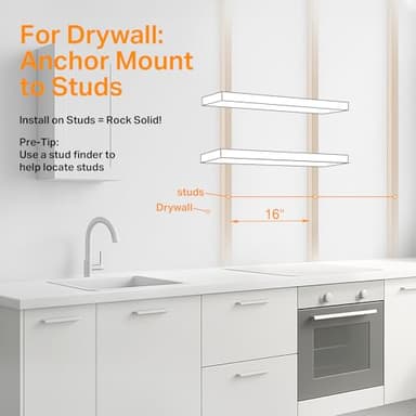 BAYKA Floating Shelves for Wall, 36 inches Long Wall Mounted Rustic Wood Shelves for Bathroom, Bedroom, Living Room, for Books/Storage/Decor with 30lbs Capacity（Black,Set of 3 - Image 4