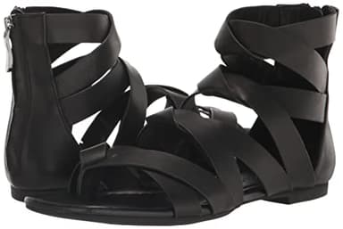 Aerosoles Women's Harper Flat Sandal, Black Leather, 11 - Image 7