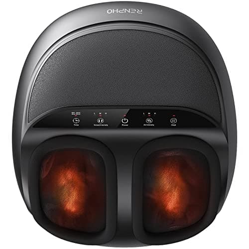 RENPHO Foot Massager Machine [2025 Upgraded], Shiatsu Foot Massager with Heat, Plantar Fasciitis Massager, True Feet Massage, Birthday Gifts for Women Mom Men Dad, Fits Up to Size 13 - Image 1