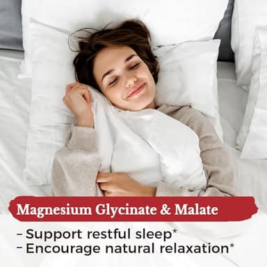 Vitalitown Magnesium Complex Supplement 500mg - NSF Certified Magnesium Glycinate, Malate, Taurate & Citrate - Chelated High Absorption & Gentle on Stomach - Vegan Non-GMO 120 Capsules - Image 4