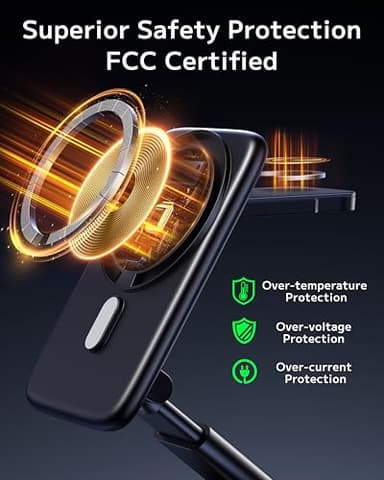 3 in 1 Foldable Wireless Charging Station for Apple Devices 20W Fast Mag-Safe Charger Stand Magnetic Wireless Charger for iPhone 15 14 13 12 Series AirPod iWatch Charger Multiple Devices Adapter - Image 5