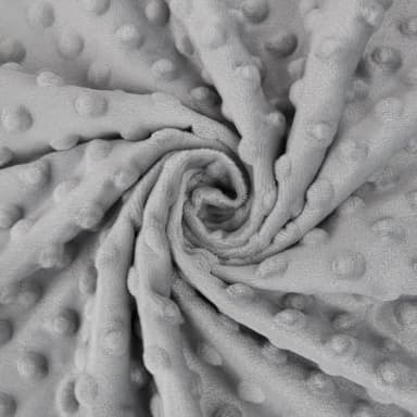 BOPRIO Baby Blankets for Unisex Boys Girls, Super Soft Nursery Minky Blankets with Baby Elephant Design and Dotted Fleece Backing, Printed Bed Throws Newborn - Image 3