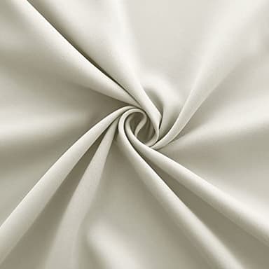 KOUFALL 95 Inch Curtains 2 Panel Set for Living Room,Grommet 60-70% Blackout Room Darkening Thermal Window Treatments Floor Length Drapes for Bedroom,Off White Ivory Cream - Image 7