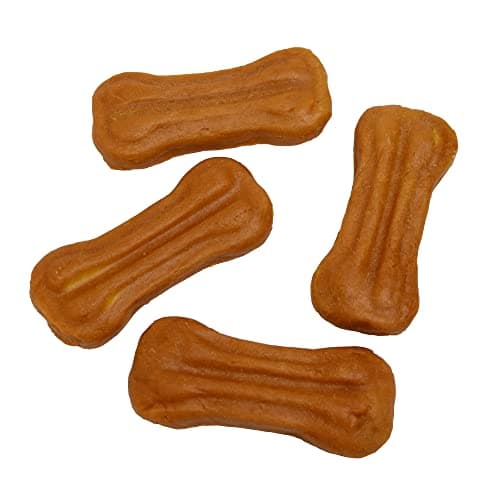 Ultra Chewy Turkey Tendon Pressed Bones for Dogs - Premium All-Natural, Hypoallergenic, Long-Lasting Dog Chew Treat, Easy to Digest, Ingredient Sourced from USA (4 Inches - 4 Pack) - Image 1