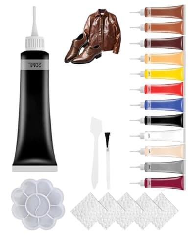 2025 Upgrade Advanced Leather Repair Gel, Leather Repairs for Car Seat Vinyl Repair Kit, Multifunctional Leathers Repair Kits for Car Seat Couch and Jacket Repair Kit (Black) - Image 1