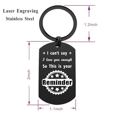 EE&YU Driver Safe Keychain for Son Daughter - New Driver Reminder Gifts from Love Mom Dad, Mental Health Gifts for Teen Boys Girls - Image 3