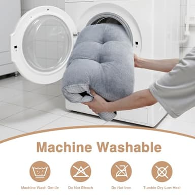 MIHIKK Washable XXL Dog Bed for Extra Large Dogs with Anti-Slip Bottom, Premium Foam Pet Pad for Crate for Large Medium Small Sized Puppies, 47" x 29" Gray - Image 6