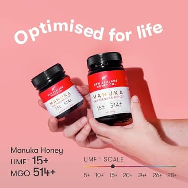 New Zealand Honey Co. Raw Manuka Honey UMF 15+ | MGO 514+, UMF Certified / 8.8oz - Image 3