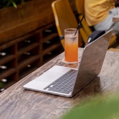 EooCoo Case Compatible with MacBook Air 13 inch M4 2025 2024 2023 2022 M3 M2 A3240 A3113 A2681, Crystal Hard Shell Scratch Resistant Protective Cover Compatible for MacBook Air 13.6 inch Case, Clear - Image 9