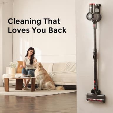 RONEAIR Cordless Vacuum Cleaner with Back-Saving&Self-Standing,Upright Vacuum Cleaners for Home,Anti-Tangle,Powerful Suction,Stick Vacuum Cordless Rechargeable for Hard Floors,Carpets,Pet Hair,Car - Image 12