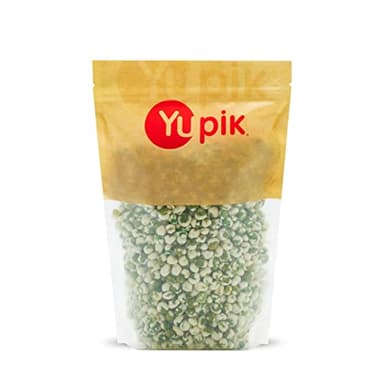 Yupik Wasabi Green Peas, 2.2 lb, Spicy & Crunchy Snack, Perfect for Snacking & Salad Topping, Roasted Green Peas with Wasabi Seasoning - Image 1