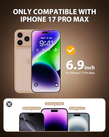 PDDKISS Compatible for iPhone 17 Pro Max Privacy Screen Protector 6.9 Inch, Pink Gradient Anti Spy Anti Blue Light HD Tempered Glass Easy Installation - Image 2