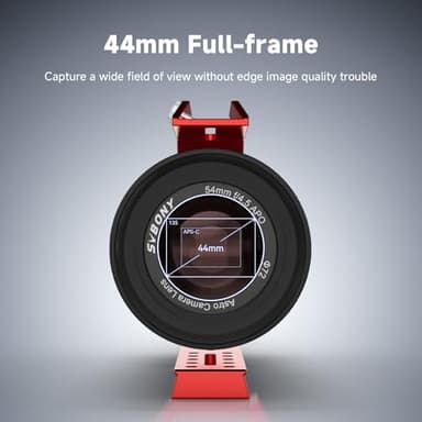 SVBONY SV555 APO Telescope Refractor 54mm, Astrophotography SLR Camera Lens, Petzval Objective Structure, F4.5 to F22 Variable Aperture Bundle with SV226 Filter Drawer, for Deep Sky Photography - Image 2