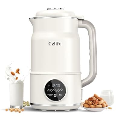 Czlife N7 Nut Milk Maker, 50oz (1.5L) Automatic Soy Milk Maker Machine for Homemade Oat Milk, Nutmilk, Juice, Milkshake, Baby Food, Grains, Almonds Milk Maker with Delay Start/Keep Warm/Clean - Image 1