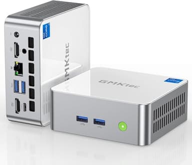 GMKtec Mini PC Intel i5-12450H(Turbo 4.4 GHz) 32GB DDR4 1TB M.2 NVMe SSD, Intel i226v Mini Computers, USB 3.2, Type-C/WiFi 6, BT5.2, RJ45 2.5G/ 4K Triple Display Desktop PC - Image 1